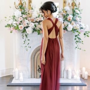 Revelry Aria Tulle Dress in Romantic Blue, Size: 12, Length: Petite M